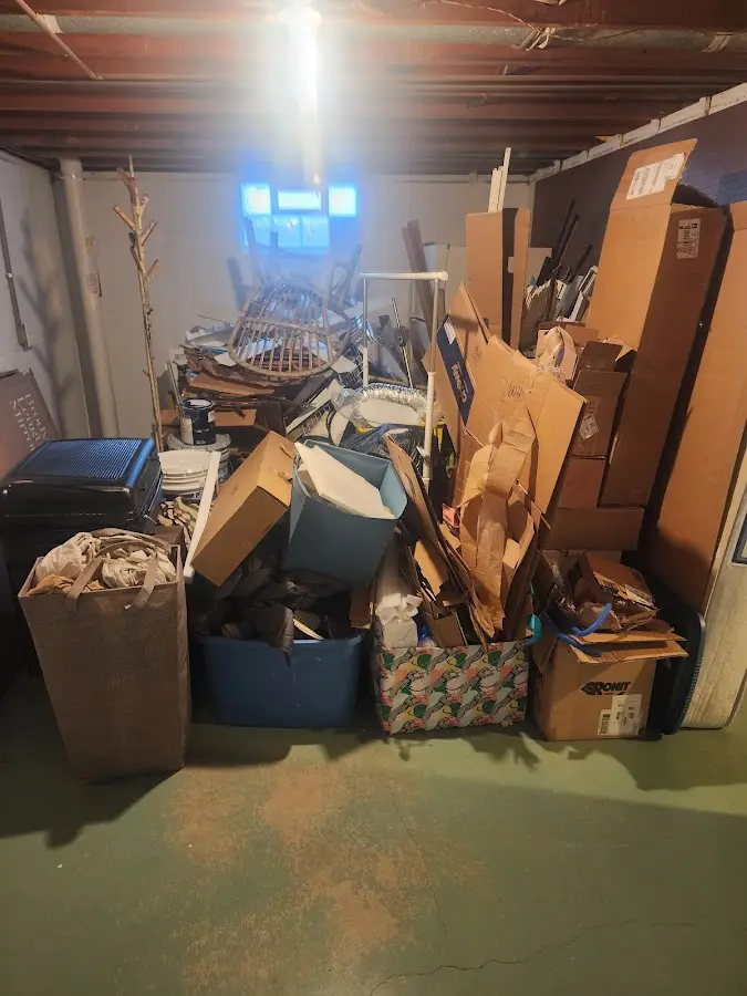 Roll-off dumpster container at job site for Concrete Dumpster Rental in Atwater